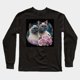 Noble Burmese Cat Family Long Sleeve T-Shirt